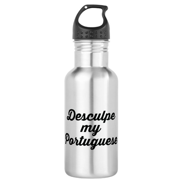 BOUTEILLE D'EAU LANGUE PORTUGAISE (Devant)