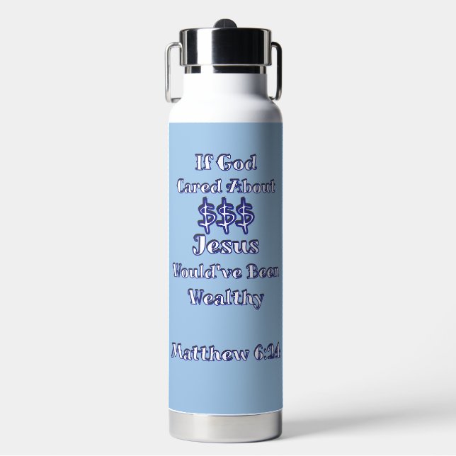 Bouteille D'eau L'argent n'est pas tout (Salle de sport)
