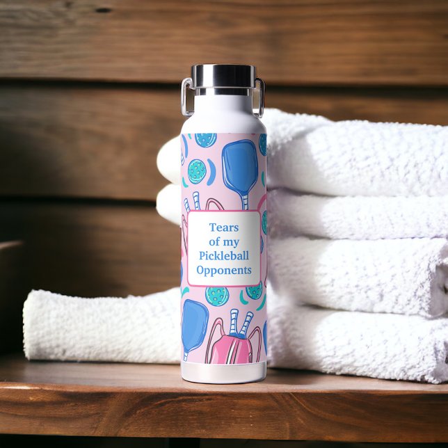 Bouteille D'eau Larmes de mes adversaires de Pickleball Pickleball (Créateur téléchargé)