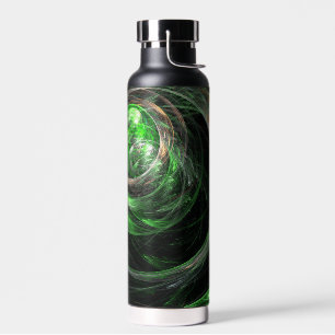 Bouteille D'eau L'art Abstrait vert du monde entier
