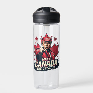 Bouteille D'eau Le Canada le 51e État Trump Canadien
