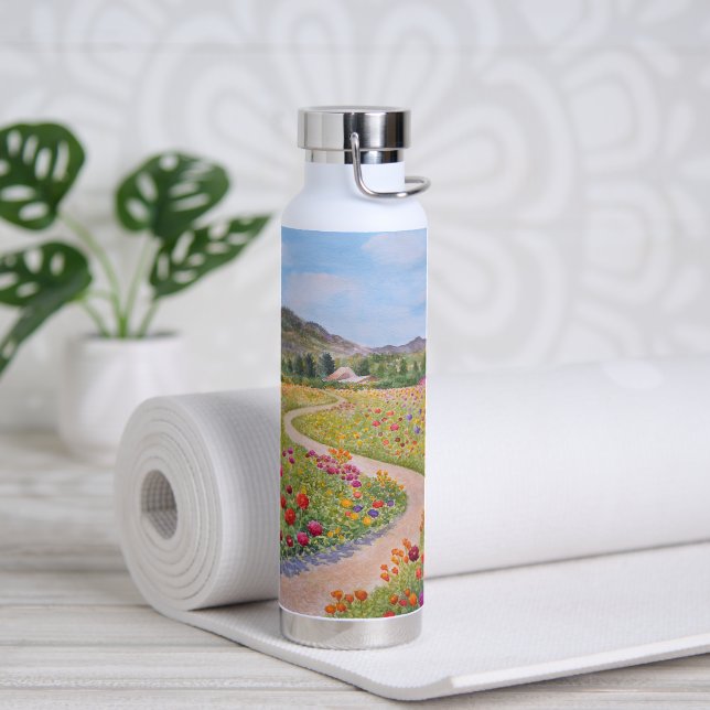 Bouteille D'eau Le chemin coloré (Yoga)