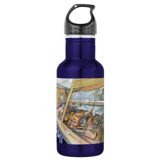 Bouteille D'eau Le côté ensoleillé de la folie (Devant)