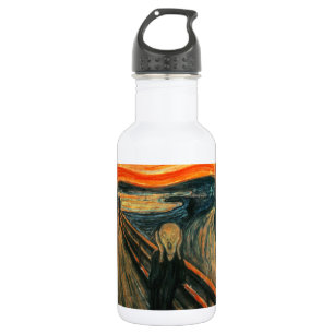 Bouteille D'eau Le cri Edvard Munch Art Expressionniste Moderne