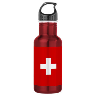 Bouteille D'eau Le drapeau de la Suisse