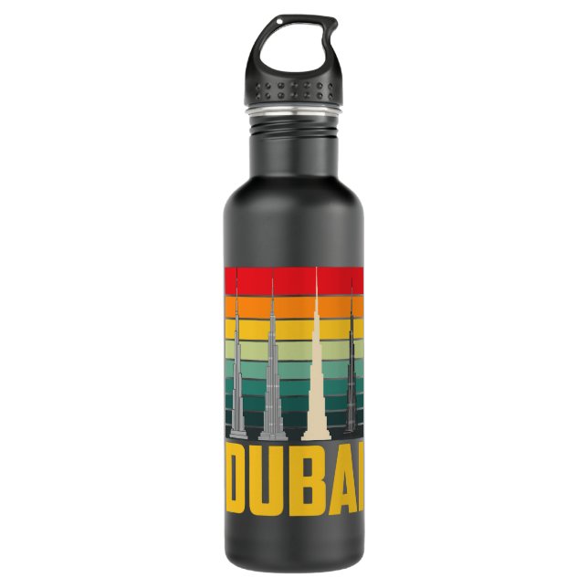 Bouteille D'eau Le gratte-ciel Burj Khalifa de Dubaï dans United A (Devant)