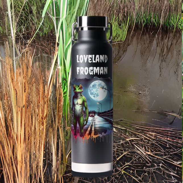 Bouteille D'eau Le Loveland Frogman | Ohio Cryptid (Créateur téléchargé)