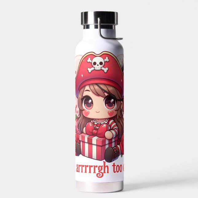 Bouteille D'eau Le magnifique pirate de la Saint Valentin (Gauche)