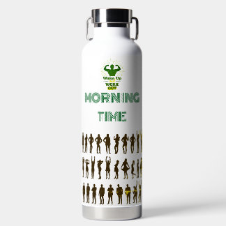 BOUTEILLE D'EAU LE MATIN
