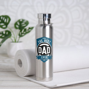 Bouteille D'eau Le meilleur papa jamais moderne cadeau de Fête des