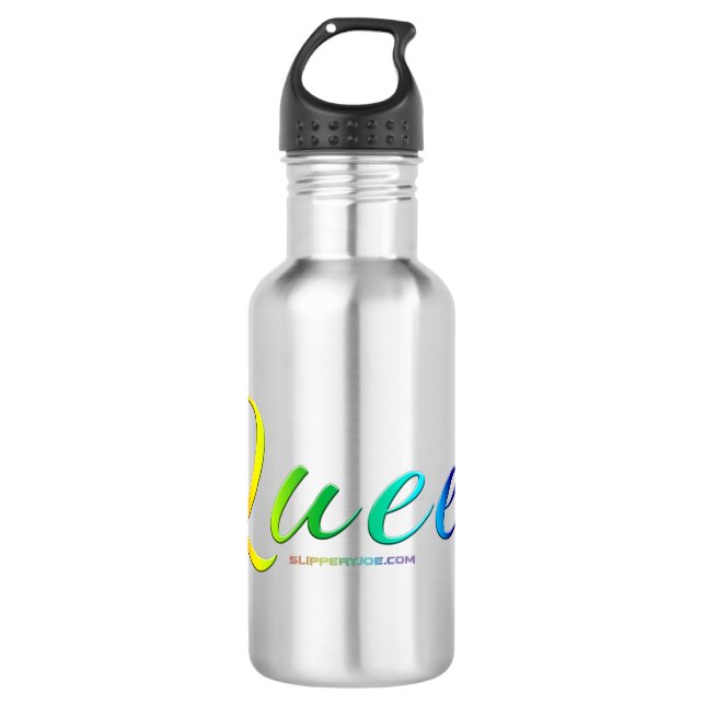 Bouteille D'eau Le mot unique expressif et étrange de SlipperyJoe  (Devant)