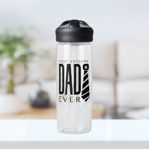 Bouteille D'eau Le papa le plus génial jamais Fête des pères Crava
