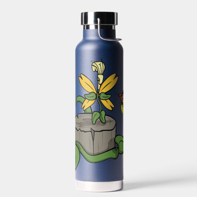 Bouteille D'eau Le printemps accueille l'été (Gauche)