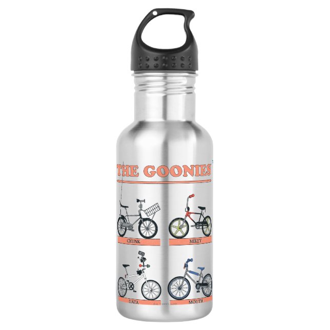 Bouteille D'eau Le tableau des vélos de Goonies (Devant)