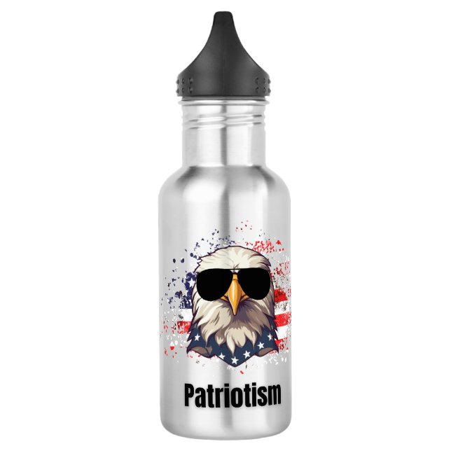 Bouteille D'eau Le Tisme Dans Le Patriotisme (Gauche)