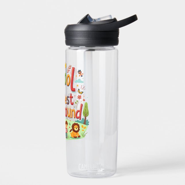 Bouteille D'eau L'école est amusante - no1 (Gauche)