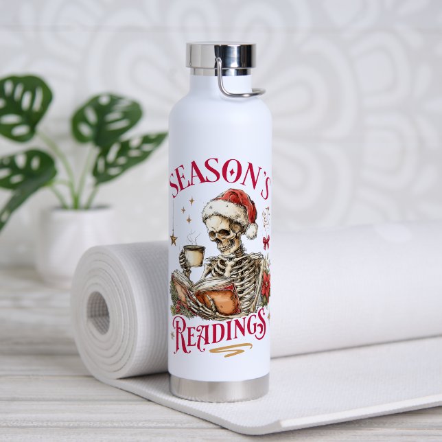Bouteille D'eau Lectures de saison  (Yoga (pivoté))
