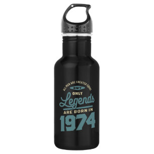 Bouteille D'eau Légendes Depuis 1974 Cadeau Anniversaire