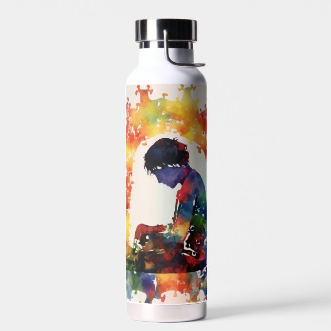 Bouteille D'eau L'Énigme Intérieure (Gauche)