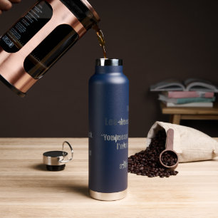 Bouteille D'eau Léo Design Amusant et Inspirant pour un Usage Quot