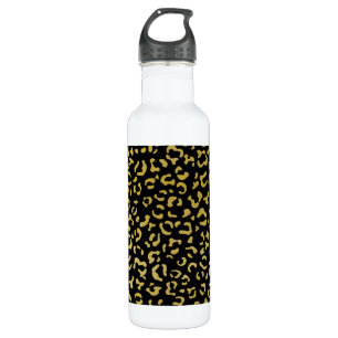 Bouteille D'eau Leopard d'or, Parties scintillant d'or, Motif de l