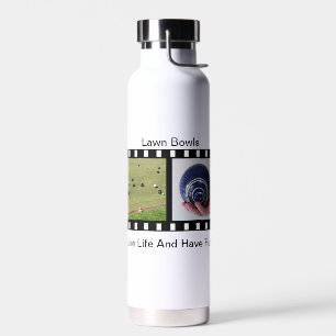 Bouteille D'eau Les Bowles De Pelouse Ont Amusement Et Vie Vie,