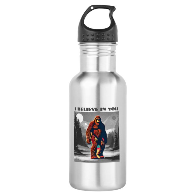 Bouteille D'eau Les cinq hauts de Bigfoot pour vous (Devant)