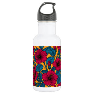 Bouteille D'eau Les fleurs d'Hibiscus