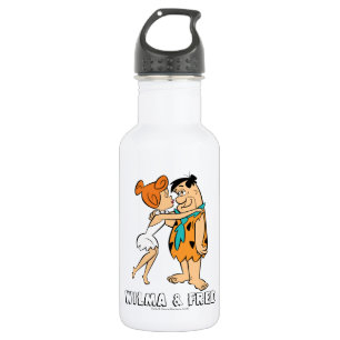 Bouteille D'eau Les Flintstones Wilma embrassant Fred