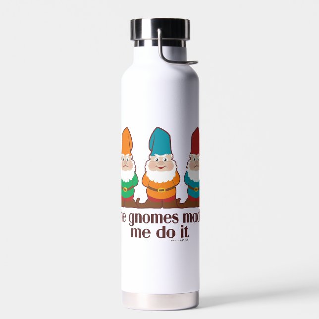 Bouteille D'eau Les Gnomes M'Ont Fait Le Faire (Gauche)