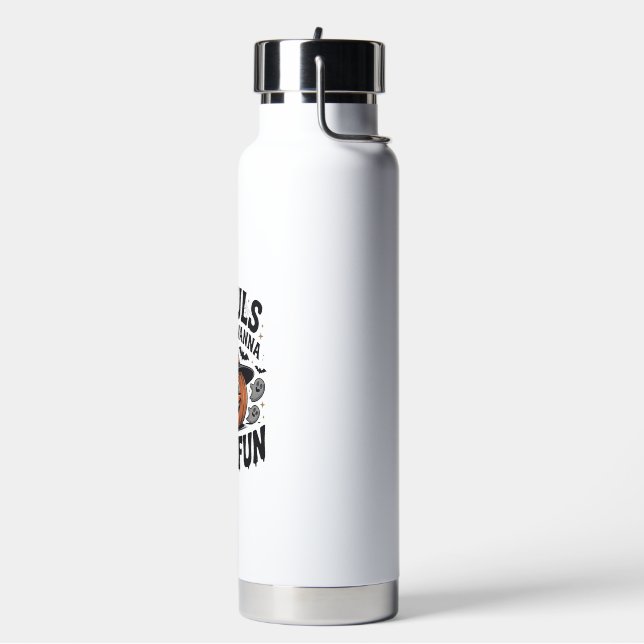 Bouteille D'eau Les goules veulent juste s'amuser Halloween Citrou (Gym)