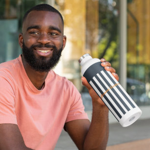 Bouteille D'eau Les impacts de la marine   Le Monogramme de Gentle