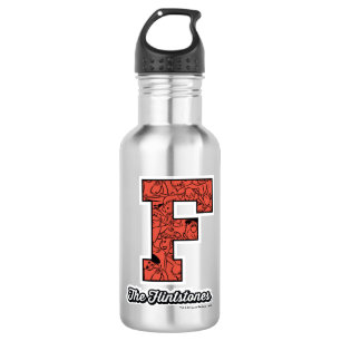 Bouteille D'eau Les Pierrafeu Monogramme de style collégial