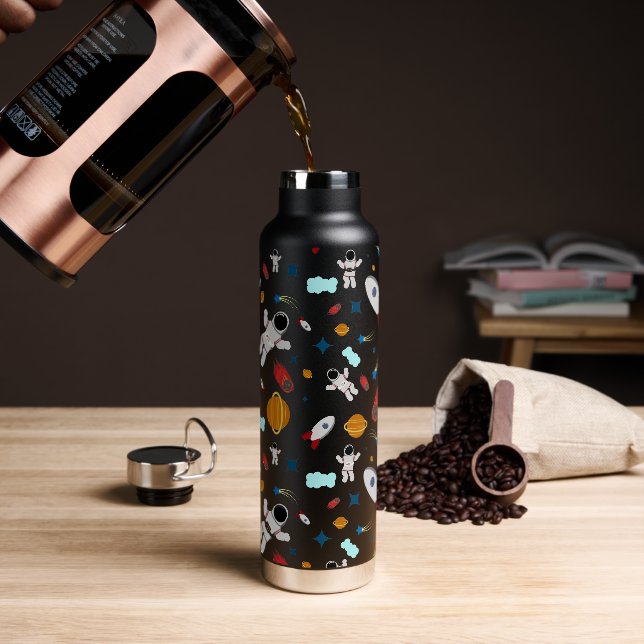 Bouteille D'eau L'espace extra-atmosphérique pour enfants et Motif (Gym)