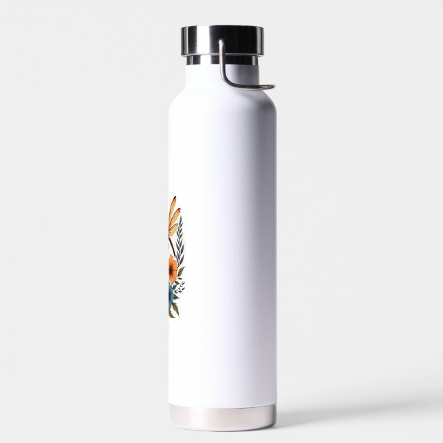 Bouteille D'eau Libellule Florale Bohème (Gauche)