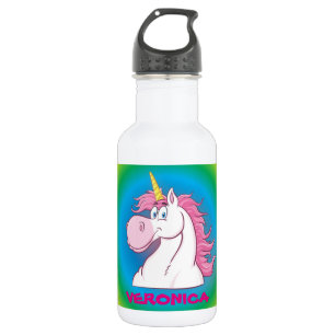 Bouteille d'eau Licorne Arc-en-ciel 18oz
