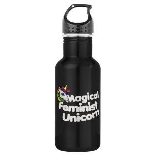 Bouteille D'eau licorne féministe magique
