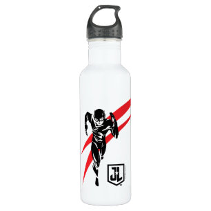 Bouteille D'eau Ligue de la justice  The Flash Running Noir Pop Ar