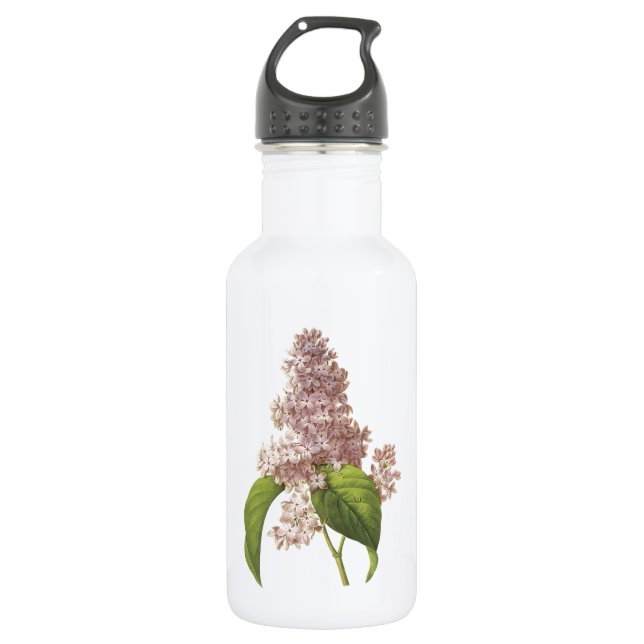 Bouteille D'eau lilas (Syringa sp.) par Redouté (Devant)