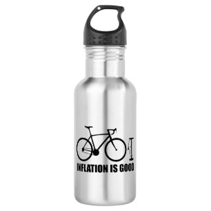 Bouteille D'eau L'inflation est un bon vélo