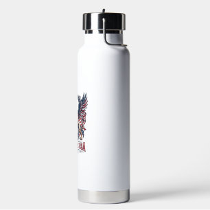 Bouteille D'eau Lion Aigle Patriotique Hybride Animal Garde Patrio