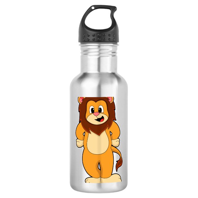 Bouteille D'eau Lion debout (Devant)