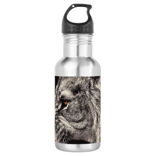 Bouteille D'eau Lion homme en colère