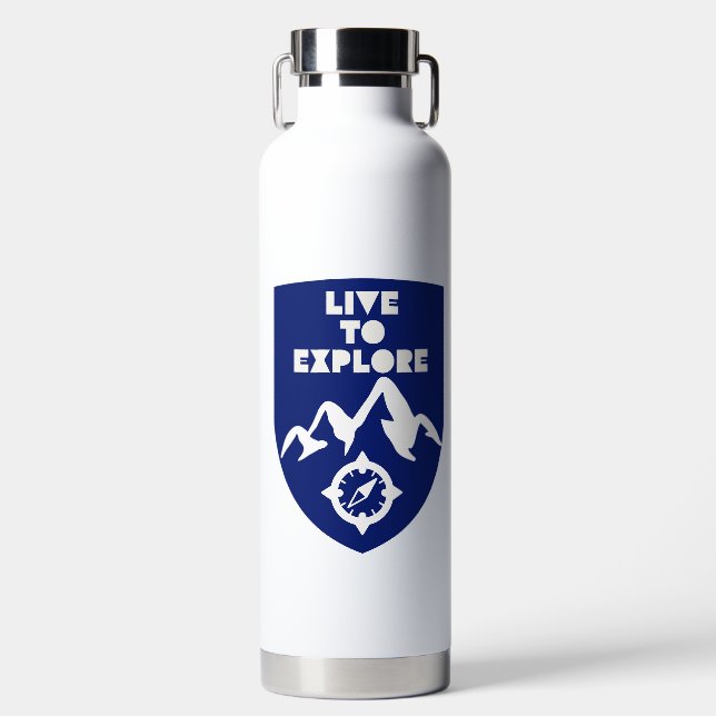 Bouteille D'eau Live to Explore Outdoors (Avant)