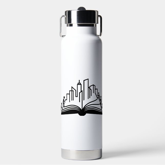 Bouteille D'eau Livre de construction de villes de connaissances  (Salle de sport)