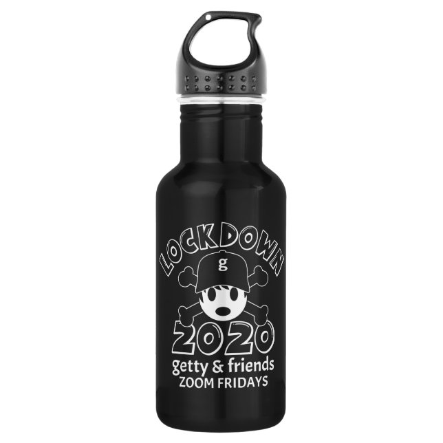 Bouteille d'eau Lockdown 2020 (Devant)