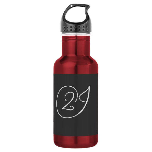 Bouteille D'eau Logo '2J'  (Devant)