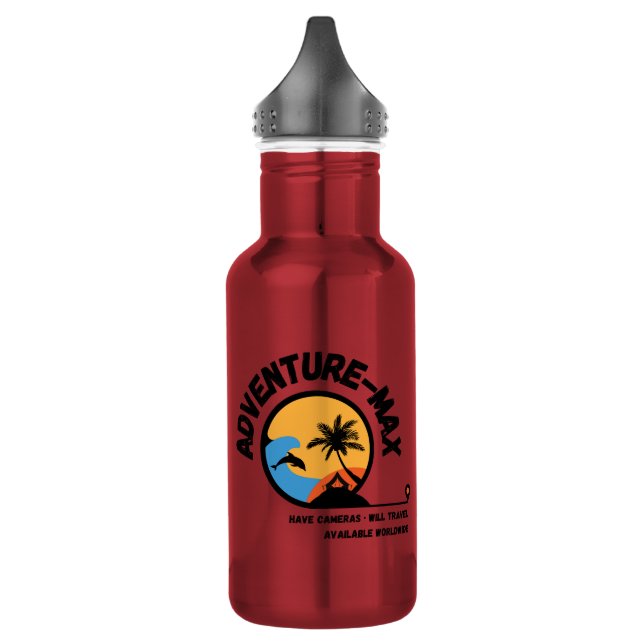 Bouteille D'eau Logo Adventure-MAX (Gauche)