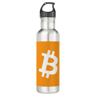 Bouteille D'eau Logo Bitcoin Cryptomonnaie