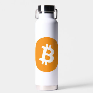 Bouteille D'eau Logo Bitcoin Cryptomonnaie
